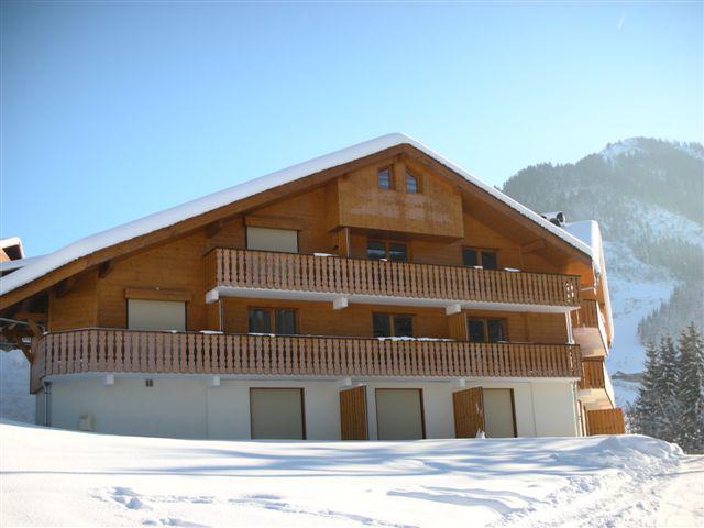 Location au ski Les Balcons de Châtel - Châtel - Extérieur hiver