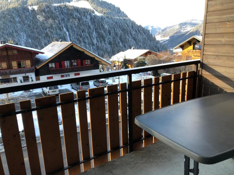 Ski verhuur Studio bergnis 4 personen (116) - Résidence Alpenlake - Châtel - Balkon