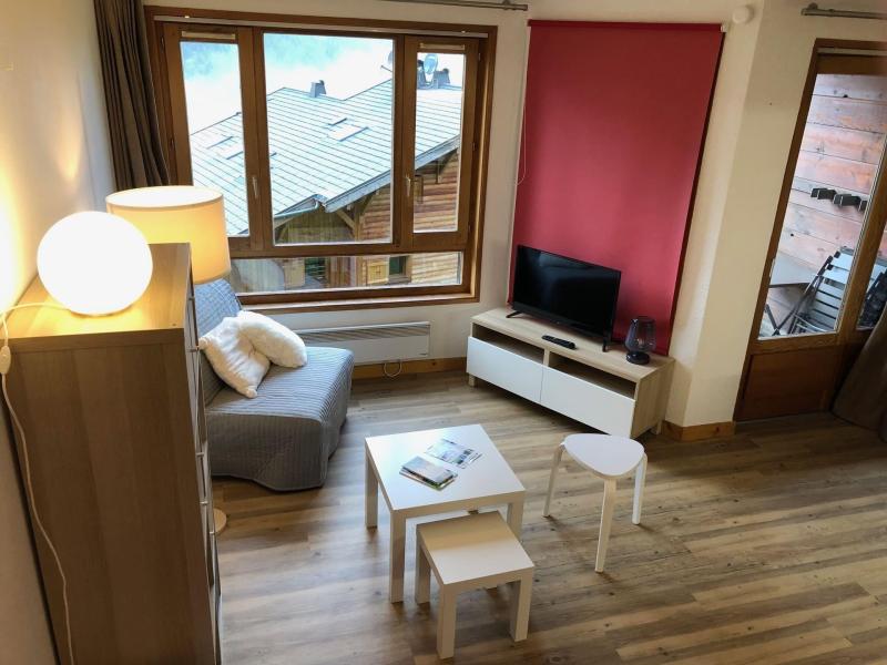 Rent in ski resort Studio sleeping corner 4 people (2) - Résidence Chambron - Châtel - Living room