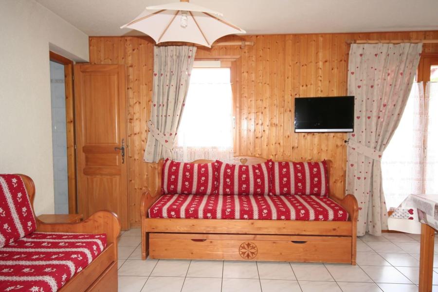 Skiverleih 4 Zimmer Maisonettewohnung für 8 Personen (4) - Résidence Echo des Montagnes - Châtel - Schlafzimmer