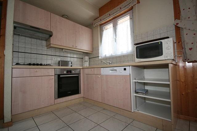 Rent in ski resort 5 room apartment 10 people (2) - Résidence Echo des Montagnes - Châtel - Open-plan kitchen