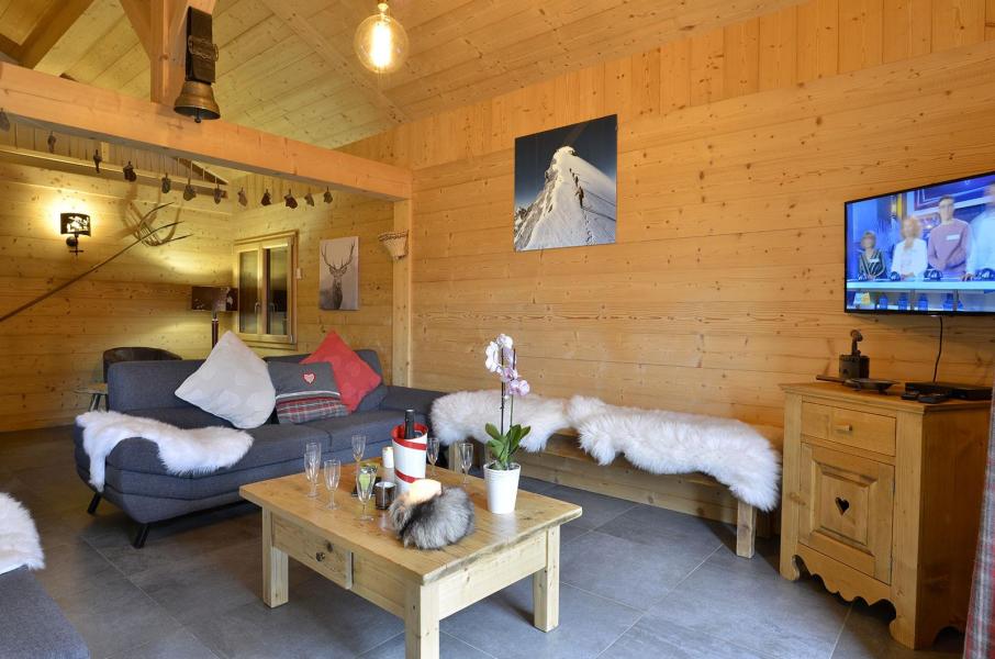 Rent in ski resort 8 room apartment 14 people - Résidence Florence - Châtel - Living room