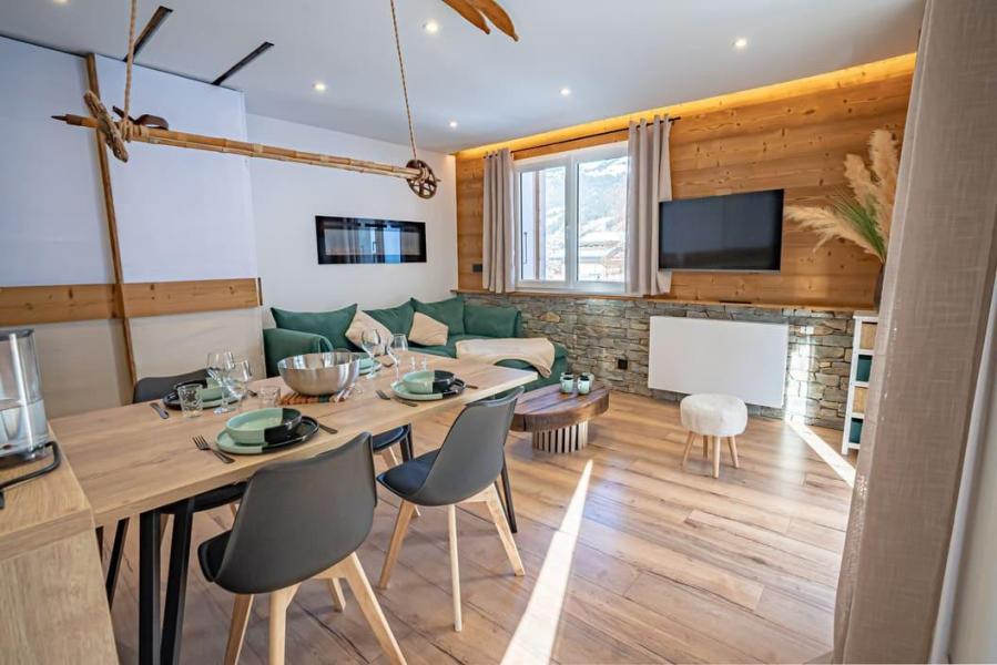 Rent in ski resort 2 room apartment sleeping corner 6 people (203) - Résidence Grand Tétras - Châtel - Living room