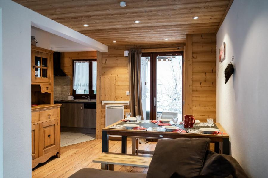 Ski verhuur Appartement duplex 3 kamers 6 personen - Résidence L'ALPINA - Châtel - Woonkamer