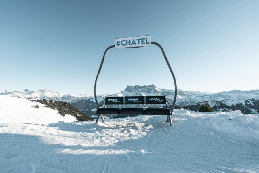 Аренда на лыжном курорте Квартира студия кабина для 5 чел. - Résidence l'Orée des Pistes - Châtel