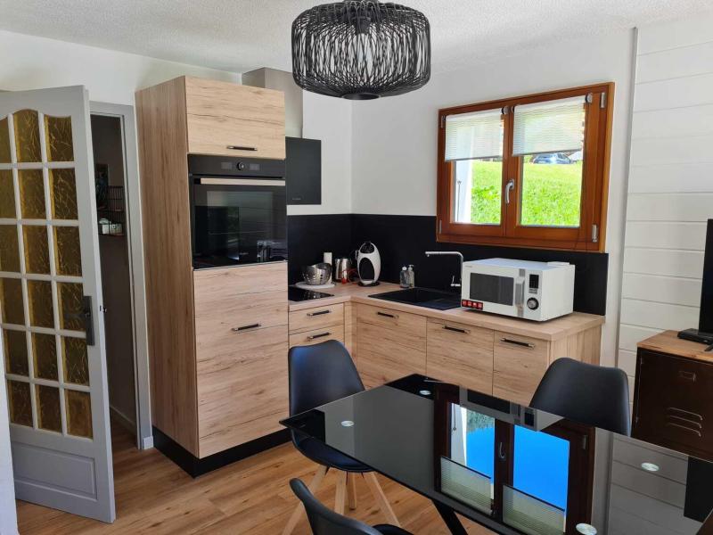Ski verhuur Appartement 2 kamers bergnis 4 personen (17) - Résidence l'Orée des Pistes - Châtel - Woonkamer