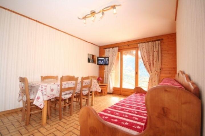 Аренда на лыжном курорте Апартаменты 2 комнат 5 чел. (2) - Résidence le Balcon des Alpes - Châtel - Диван-кровать