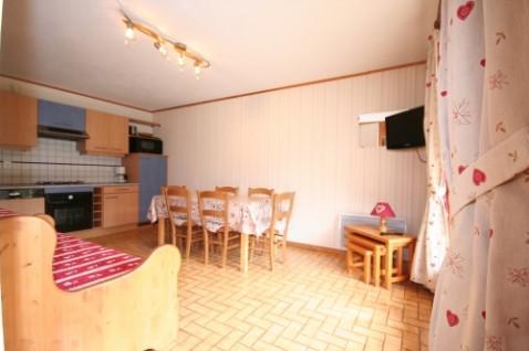 Skiverleih 2-Zimmer-Berghütte für 5 Personen (2) - Résidence le Balcon des Alpes - Châtel - Wohnzimmer