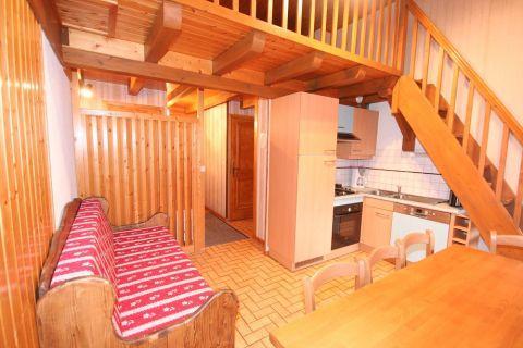Аренда на лыжном курорте Апартаменты 3 комнат с мезонином 6 чел. (5) - Résidence le Balcon des Alpes - Châtel - Салон