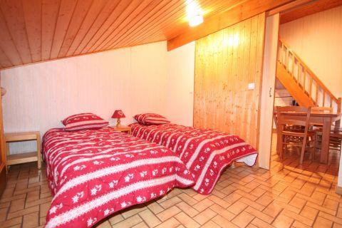 Аренда на лыжном курорте Апартаменты 3 комнат с мезонином 6 чел. (5) - Résidence le Balcon des Alpes - Châtel - Односпальная кровать