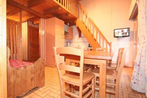 Rent in ski resort 3 room mezzanine apartment 6 people (5) - Résidence le Balcon des Alpes - Châtel - Table