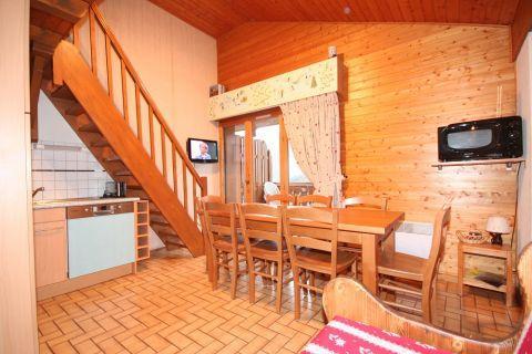 Alquiler al esquí Apartamento 3 piezas mezzanine para 6 personas (5) - Résidence le Balcon des Alpes - Châtel - Escalera
