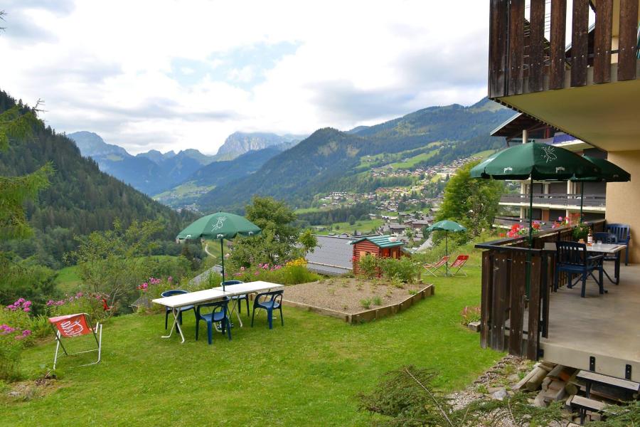 Skiverleih 3-Zimmer-Berghütte für 7 Personen (003) - Résidence le Blanchot - Châtel - Balkon