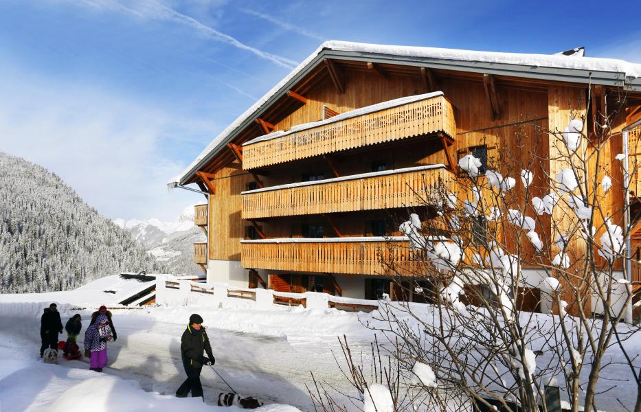 Аренда на лыжном курорте Résidence le Grand Ermitage - Châtel - зимой под открытым небом