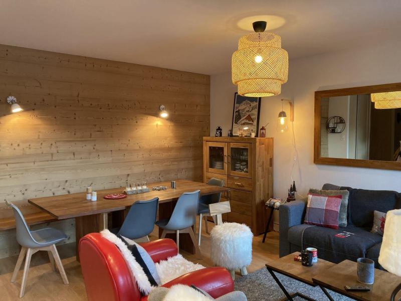 Rent in ski resort 3 room apartment 6 people - Résidence Le Morclan - Châtel - Living room