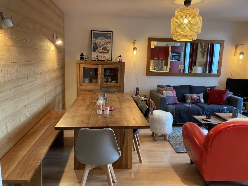 Rent in ski resort 3 room apartment 6 people - Résidence Le Morclan - Châtel - Living room