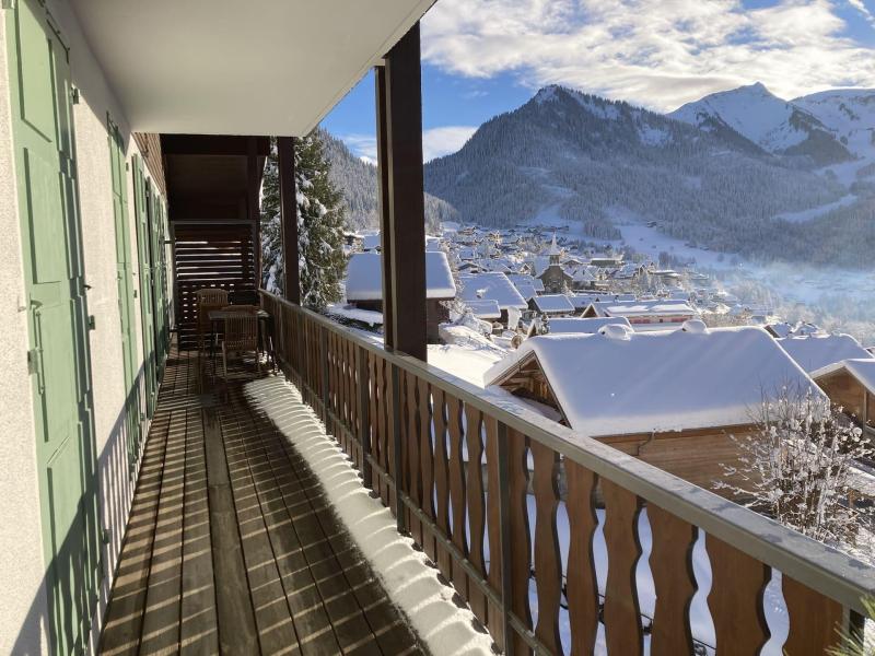 Ski verhuur Appartement 3 kamers 6 personen - Résidence Le Morclan - Châtel - Terras