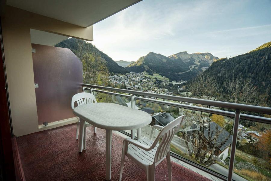 Skiverleih 3-Zimmer-Appartment für 6 Personen (18A) - Résidence le Solarium - Châtel - Balkon