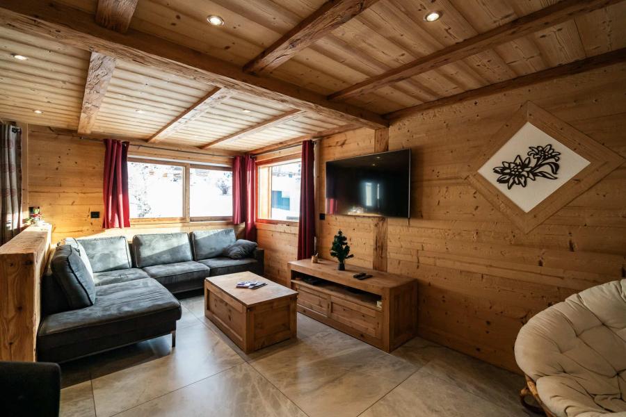 Ski verhuur Appartement 4 kamers 8 personen (TER001B) - Résidence le Terroit - Châtel - Woonkamer