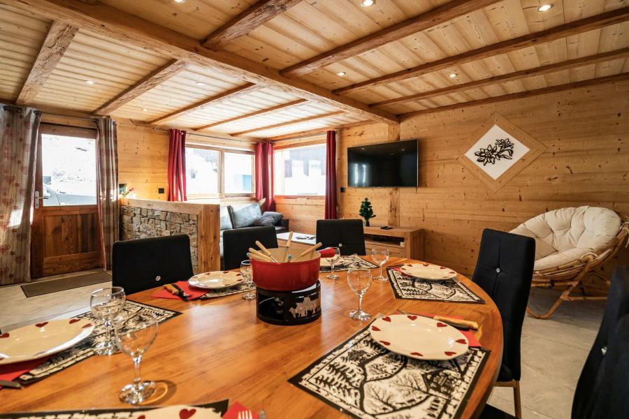 Ski verhuur Appartement 4 kamers 8 personen (TER001B) - Résidence le Terroit - Châtel - Woonkamer