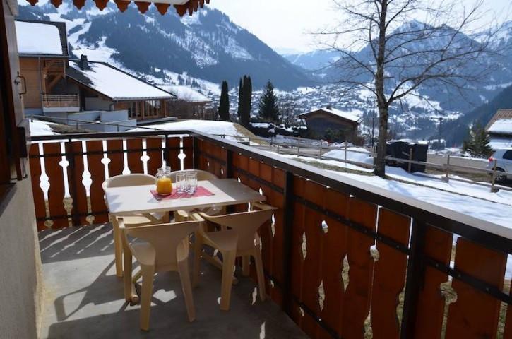 Ski verhuur Studio 4 personen (TER031B) - Résidence le Terroit - Châtel - Terras