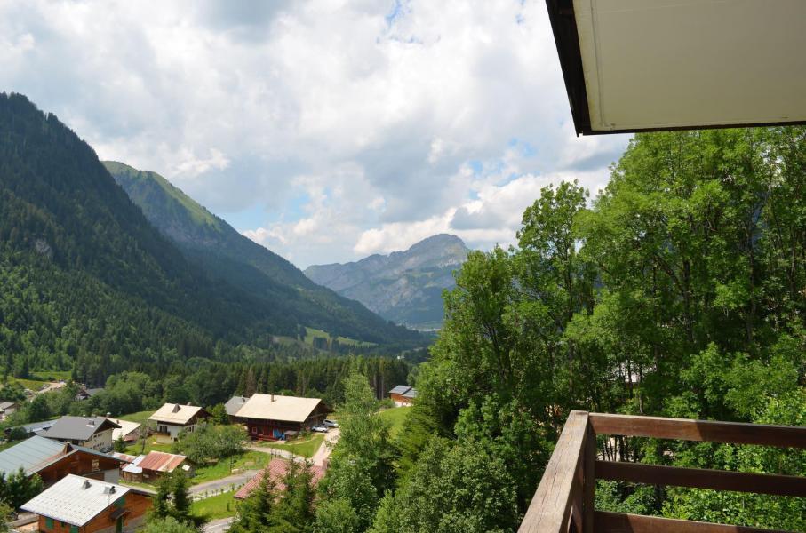 Skiverleih 2-Zimmer-Appartment für 5 Personen (A3) - Résidence le Val Pierre - Châtel - Balkon