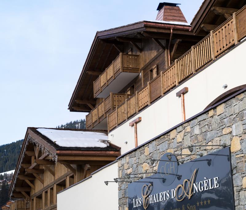 Location au ski Résidence les Chalets d'Angèle - Châtel - Extérieur hiver