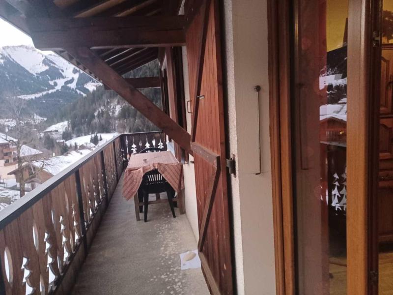 Ski verhuur Appartement 2 kamers 6 personen (002) - Résidence les Marguerites - Châtel - Balkon