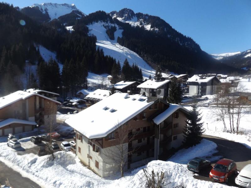 Аренда на лыжном курорте Квартира студия мезонин 4 чел. (PDS071A) - Résidence les Portes du Soleil - Châtel - зимой под открытым небом