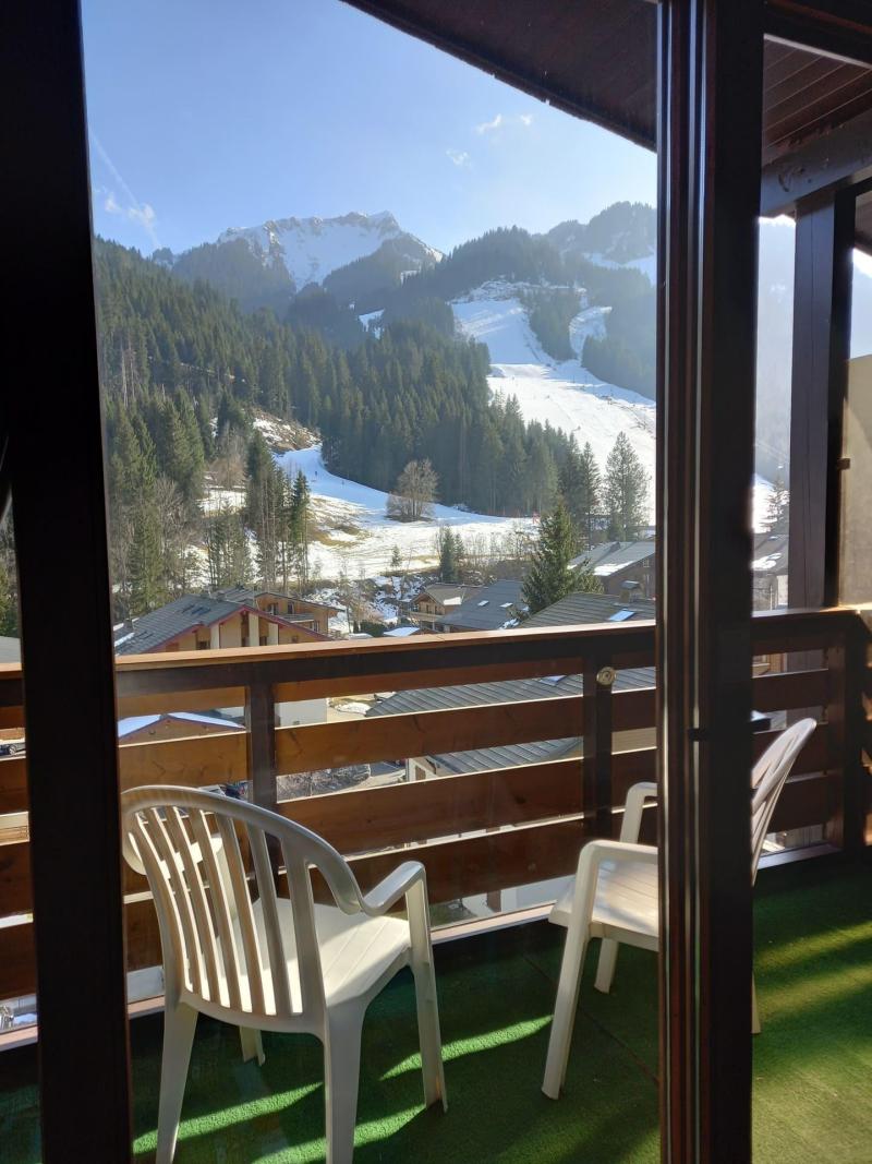 Rent in ski resort Studio mezzanine 4 people (PDS071A) - Résidence les Portes du Soleil - Châtel - Balcony
