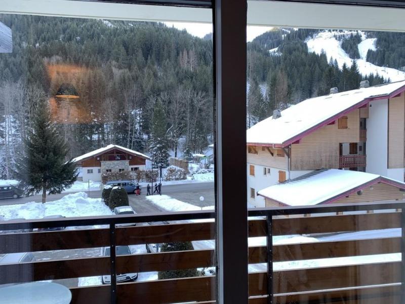 Аренда на лыжном курорте Квартира студия со спальней для 4 чел. (PDS208B) - Résidence les Portes du Soleil - Châtel - Балкон