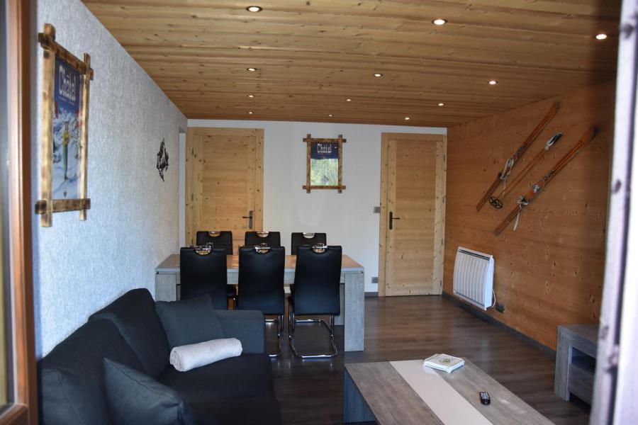 Rent in ski resort 4 room apartment 6 people (RHO108) - Résidence les Rhododendrons - Châtel - Living room