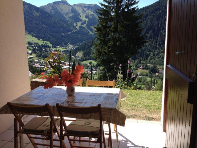 Skiverleih 2-Zimmer-Berghütte für 5 Personen (002) - Résidence les Sorbiers - Châtel - Terrasse