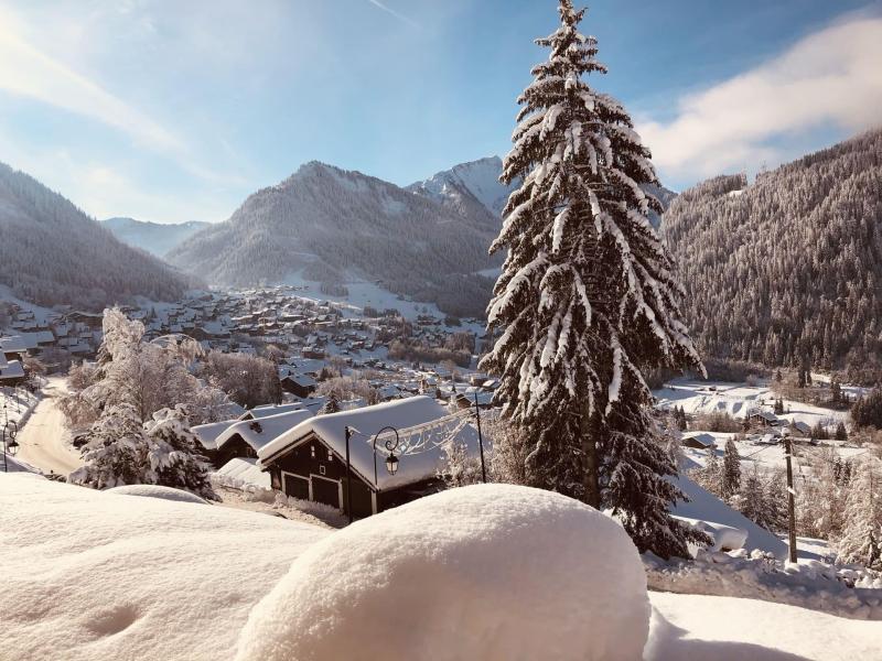 Skiverleih 2-Zimmer-Berghütte für 5 Personen (001) - Résidence les Sorbiers - Châtel - Draußen im Winter