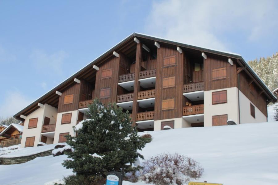 Rent in ski resort 2 room apartment sleeping corner 5 people (001) - Résidence les Sorbiers - Châtel - Winter outside