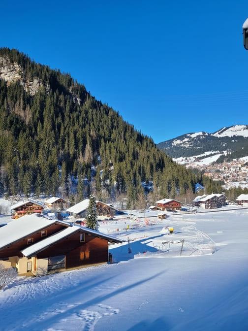 Location au ski Appartement 3 pièces 6 personnes (A12) - Résidence Les Tyroliens - Châtel - Extérieur hiver