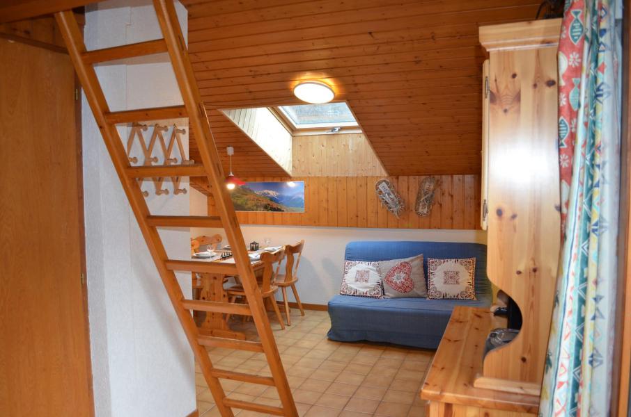 Ski verhuur Studio mezzanine 4 personen (13B) - Résidence les Voinettes - Châtel - Woonkamer