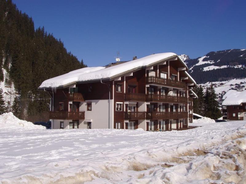 Skiverleih 2-Zimmer-Berghütte für 4 Personen (PNG011B) - Résidence Perce Neige - Châtel - Draußen im Winter