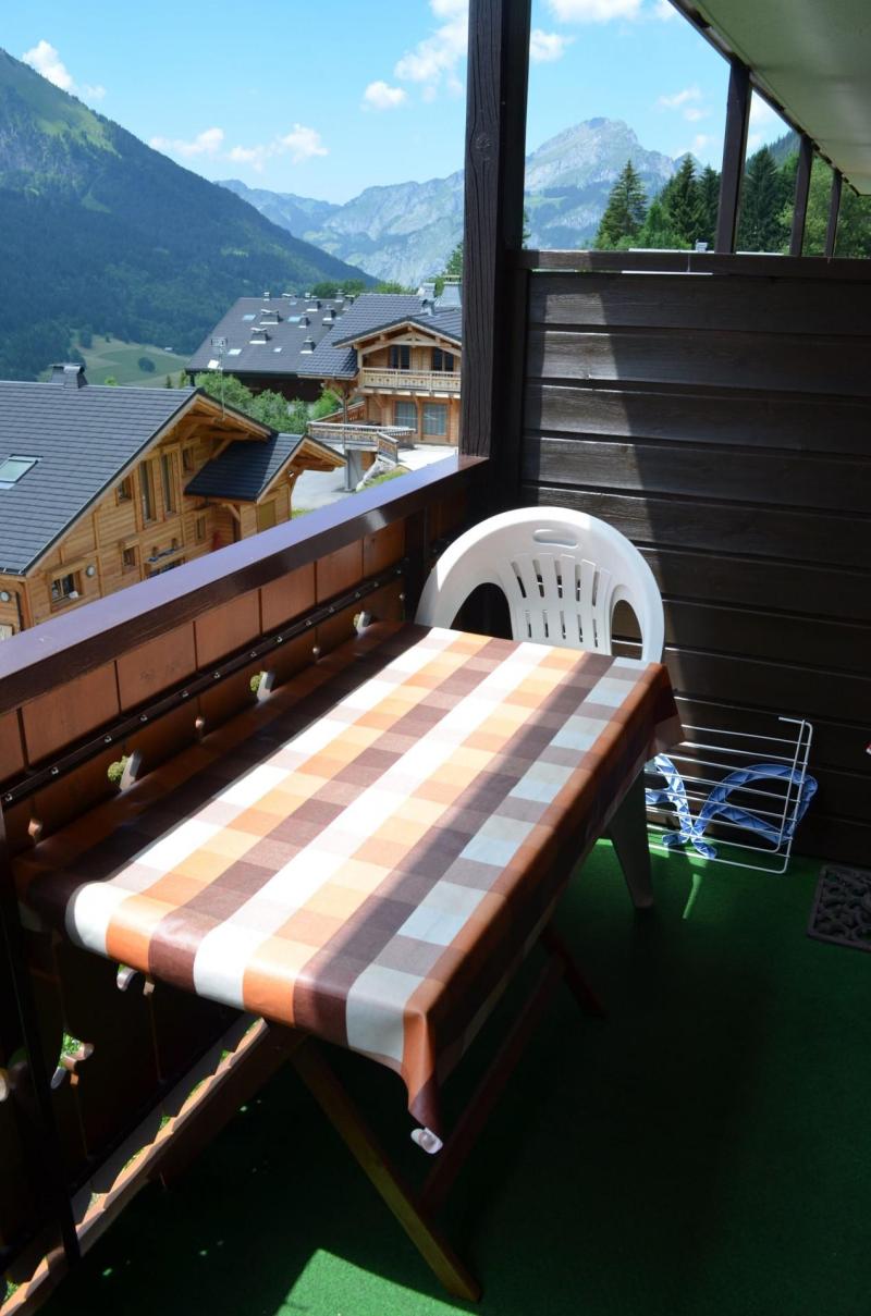 Skiverleih Studio Schlafnische 3 Personen (PER009) - Résidence Perchoir - Châtel - Terrasse