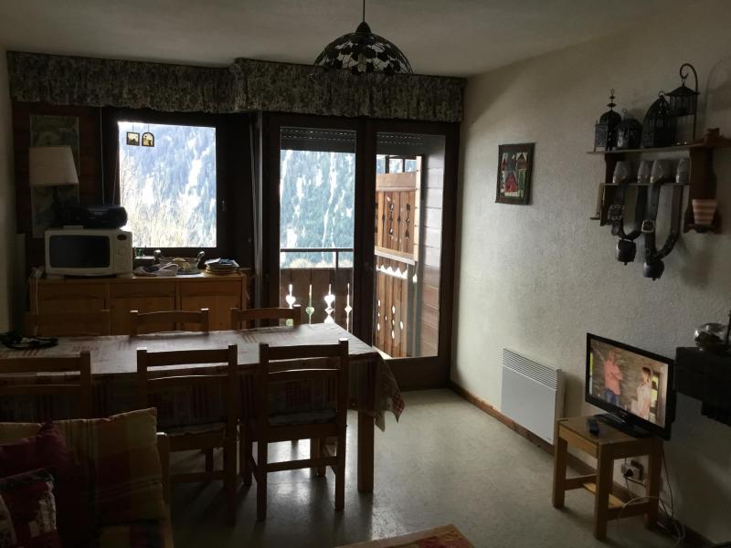 Ski verhuur Appartement duplex 3 kamers 6 personen (YT4065) - Résidence Yéti - Châtel - Woonkamer