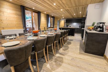 Ski verhuur Appartement duplex 8 kamers 15 personen - Appartement le SOMMET dans Chalet la Cascade - Châtel - Appartementen