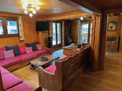 Location au ski Chalet 8 pièces 15 personnes - Chalet Braconnier - Châtel - Séjour