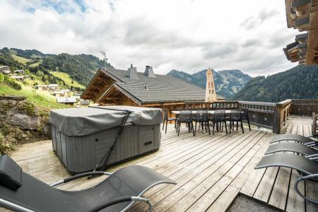 Rent in ski resort 7 room triplex chalet 15 people (Logement 15 personnes) - Chalet Etagne - Châtel - Jacuzzi