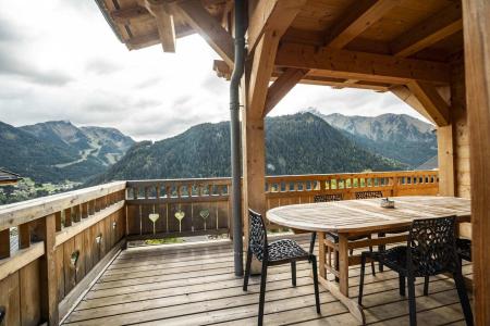 Rent in ski resort 7 room triplex chalet 15 people (Logement 15 personnes) - Chalet Etagne - Châtel - Terrace