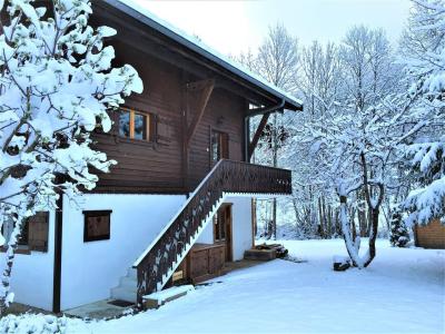 Skiverleih 5 Zimmer Chalet für 8 Personen - Chalet Isobel - Châtel - Draußen im Winter