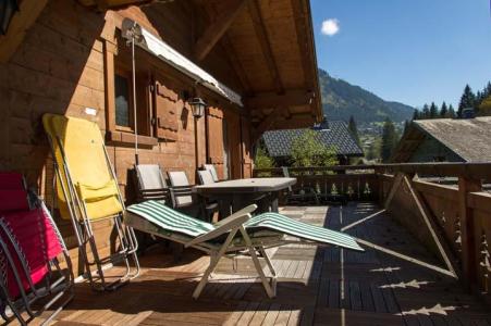 Аренда на лыжном курорте Апартаменты дуплекс 8 комнат 16 чел. - Chalet l'Hermine des Vorres - Châtel - Терраса