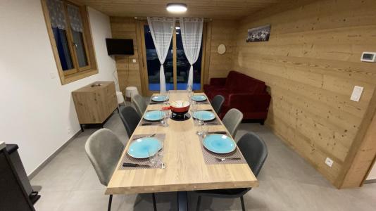 Skiverleih 3-Zimmer-Appartment für 6 Personen - Chalet La Ferme de Delphine et François - Châtel - Wohnzimmer