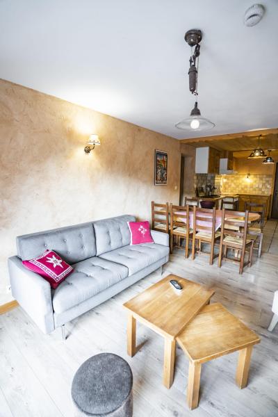 Skiverleih 5-Zimmer-Appartment für 7 Personen - Chalet la Puce - Châtel - Wohnzimmer