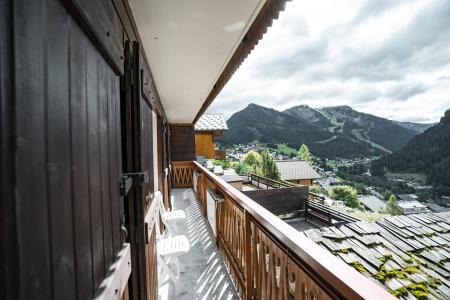 Alquiler al esquí Apartamento 5 piezas para 7 personas - Chalet la Puce - Châtel - Balcón