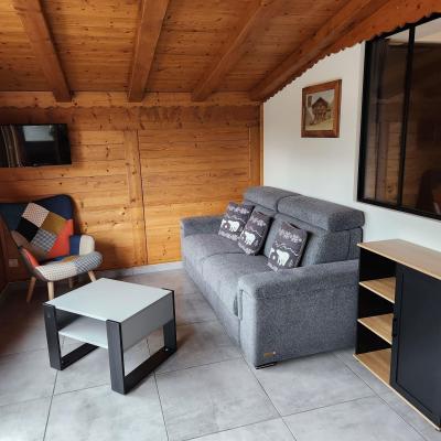 Rent in ski resort 2 room apartment 4 people (1) - Chalet le Choucas - Châtel - Living room